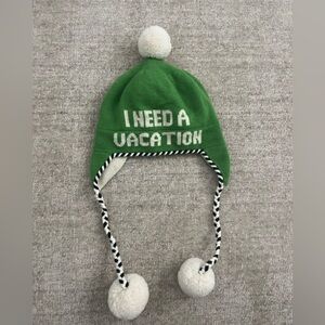 Kate Spade I Need a Vacation Winter Hat